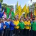 Ketum Golkar, PAN, PPP Longmarch ke KPU