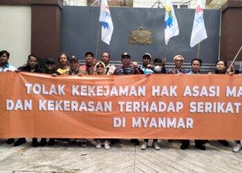 Aksi KSPI di Kedutaan Besar Myanmar, Menyoal Ini