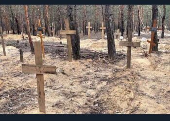 Ukraina Temukan 440 Kuburan Bekas Jajahan Rusia di Izium