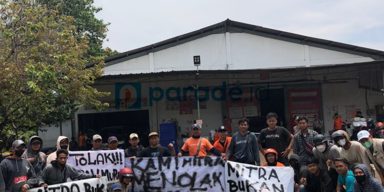 Mitra Shopee Xpress Penjaringan Protes Penurunan Upah