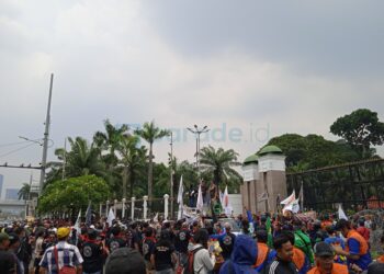 Aksi Unjuk Rasa Koalisi Driver Online di Depan Gedung DPR RI, terkait Ini