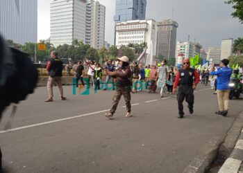 Aksi Unjuk Rasa Serikat Buruh Bersatu Hari Ini