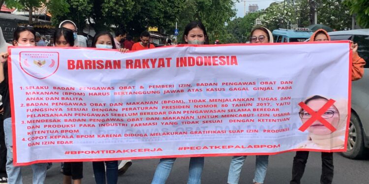 Aksi BARIS di Depan Kantor BPOM, terkait Ini