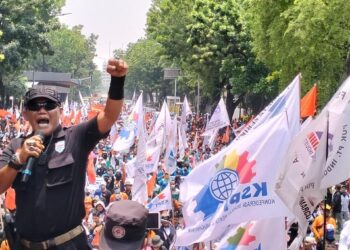 Unjuk Rasa Partai Buruh Hari Ini adalah Tindak Lanjut Aksi Penuh Bulan September