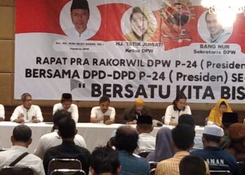 Ratusan Orang Relawan Anies Presiden di Surabaya Gelar Persiapan Rakorwil