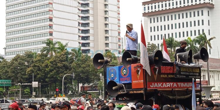 Aksi Aliansi Aksi Sejuta Buruh Hari Ini: Audiensi ke MK