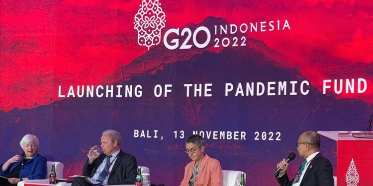 Launching of The Pandemic Fund di G20 Bali
