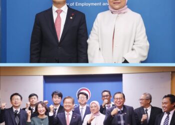 Pertemuan Bilateral Ida Fauziyah dengan Menaker dan Perburuhan Republik Korea