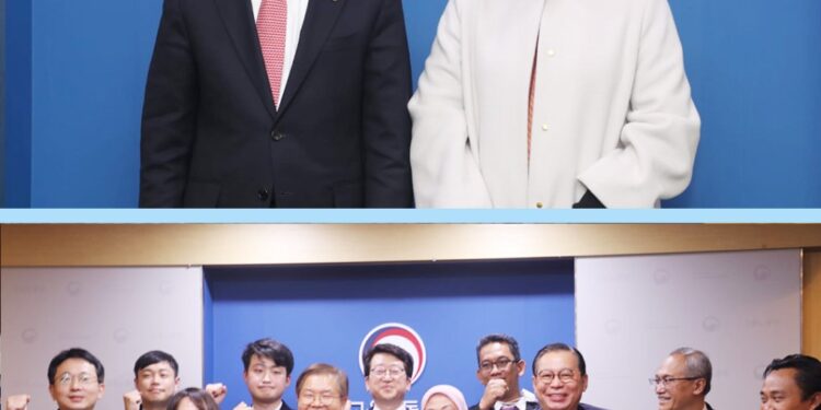 Pertemuan Bilateral Ida Fauziyah dengan Menaker dan Perburuhan Republik Korea