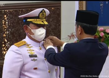 Presiden Jokowi Melantik Laksamana Yudo sebagai Panglima TNI