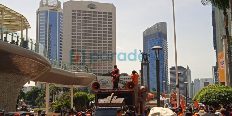 Pawai Akbar Nasional Partai Buruh Hari Ini: Syukur Lolos Peserta Pemilu