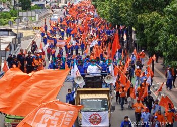 [Foto] Pawai Akbar Nasional Partai Buruh