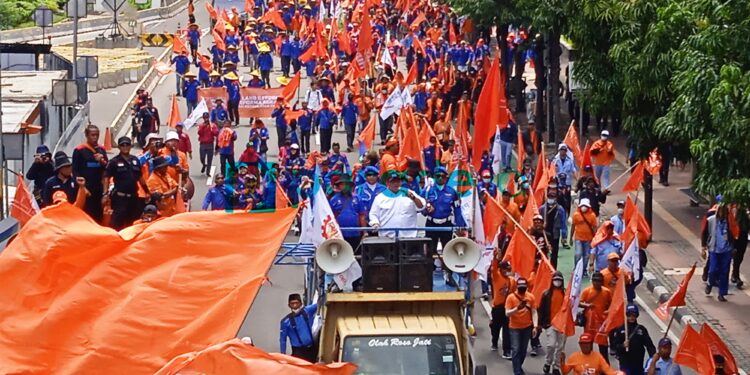 [Foto] Pawai Akbar Nasional Partai Buruh