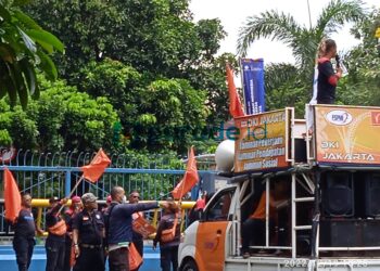 Hari Migran Internasional, Partai Buruh Aksi di Depan Kemnaker RI