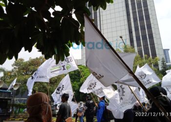 Aksi SBMI di Kemnaker Hari Ini