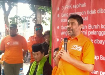 Posko Orange Partai Buruh di Pupar Diresmikan Said Iqbal