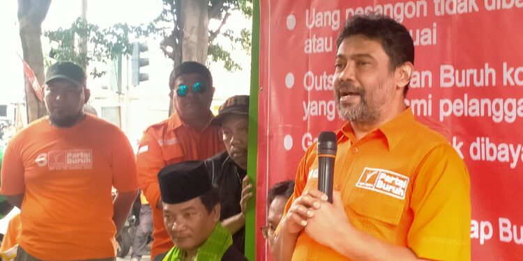 Posko Orange Partai Buruh di Pupar Diresmikan Said Iqbal