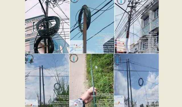 Pemasangan Kabel Fiber Optik di Beberapa Daerah di Palembang Mendapat Perhatian Warga