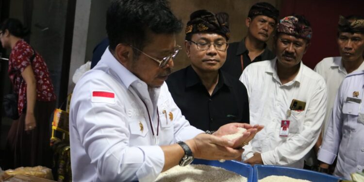 Mentan Klaim Ketersediaan Beras di Provinsi Ini dalam Kondisi Aman dan Mencukupi