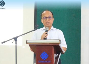 Sekjen Kemnaker RI Membuka Pelatihan Berbasis Kompetensi Angkatan I Tahun 2023