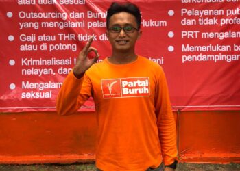 Posko Orange Partai Buruh Disebut Semangat Baru Mewujudkan Perubahan bagi Kaum Muda