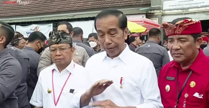 Harga Minyak Goreng dan Beras Naik, Kata Presiden saat Mengunjungi Pasar Baturiti