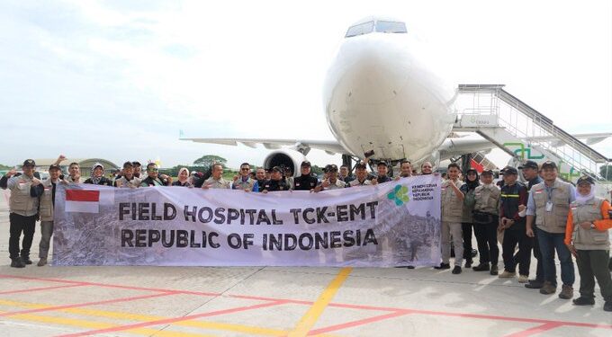 Bantuan Kemanusiaan Pemerintah Indonesia EMT Diberangkatkan ke Turki