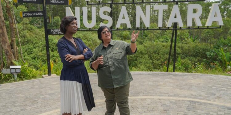 Siti Nurbaya Bakar Ajak Menteri LHK Kongo Tinjau Kawasan Titik Nol IKN