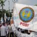Aksi Unjuk Rasa Persatuan Guru Seluruh Indonesia (PGSI) di DPR RI