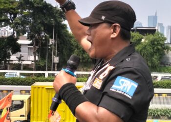Penanggung Jawab Aksi Nasional Partai Buruh Ingatkan DPR Jangan Jadi Penghisap Darah Buruh