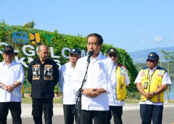 Presiden Meresmikan Jalan Akses Labuan Bajo-Golo Mori, NTT, Berharap Ini