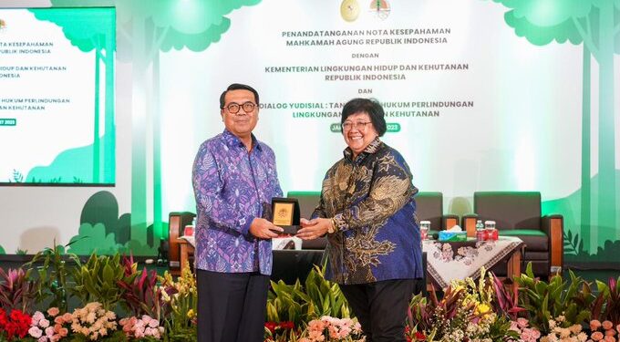 Kerja Sama Kementerian LHK dengan MA Dalam Bidang Hukum