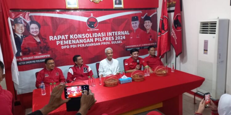 Bacapres Ganjar Pranowo Imbau Kader Satu Komando untuk Gapai Hat Trick