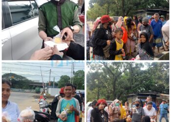 PJTR dan Mawar Ju Bagi-bagi Takjil di Wilayah Jakarta Utara