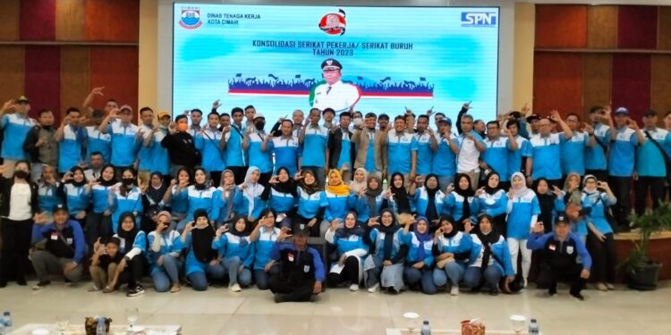 Konsolidasi SPN dengan Disnaker Kota Cimahi