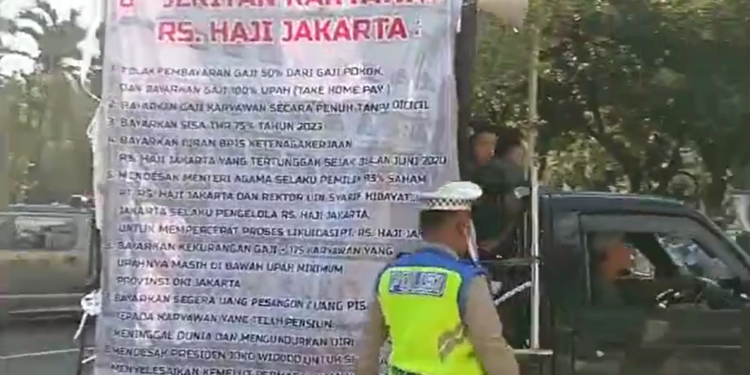 Aksi SP RSHJ di Kemenag: Berikut Tuntutannya