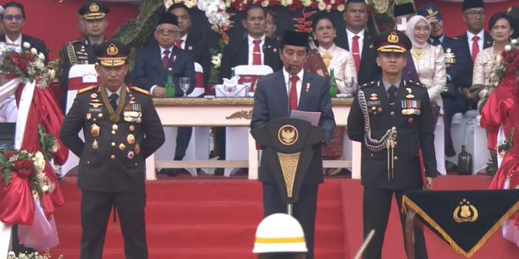 Institusi Polri Ibarat Sapu Lidi, Kata Presiden