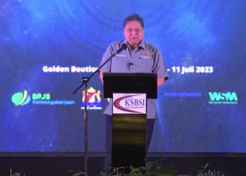 Kongres ke-9 KSBSI di Jakarta Dibuka Airlangga Hartarto