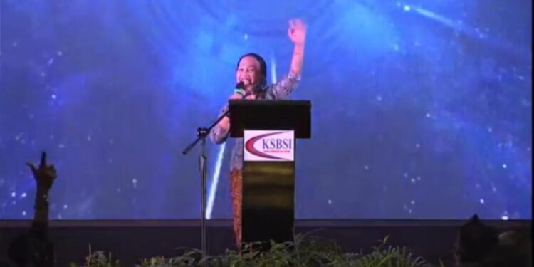 Kongres ke-9 KSBSI, Elly Minta Doa agar Kembali Memimpin