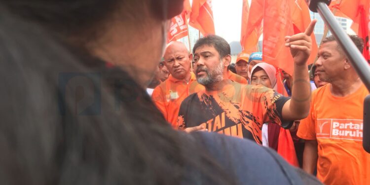 Aksi Partai Buruh Mengawal Sidang MK hingga Gugat PT 20 Persen