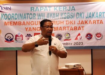 Sekjend KSBSI Ingatkan Regenerasi di Rakerwil DKI Jakarta