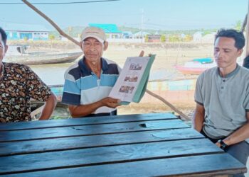 Warga Desa Langara Indah Boikot Pengerjaan Rabat Jalan