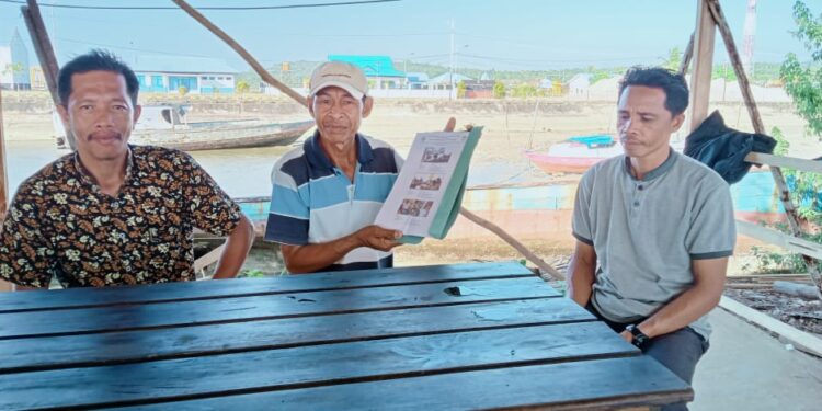 Warga Desa Langara Indah Boikot Pengerjaan Rabat Jalan