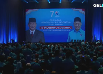 Deklarasi Partai Gelora Dukung Prabowo Subianto Presiden 2024
