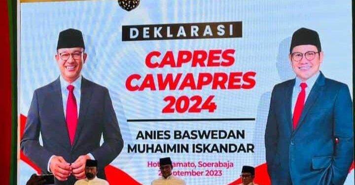 Deklarasi Capres-Cawapres 2024: Anies Baswedan-Muhaimin Iskandar