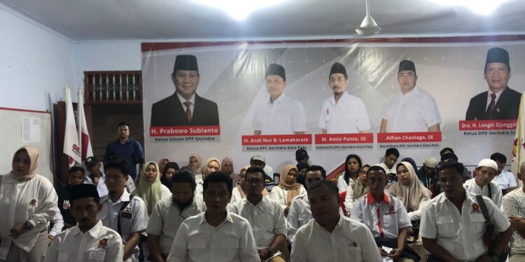 DPC Gerindra Palu Usul Gibran Bacawapres Prabowo