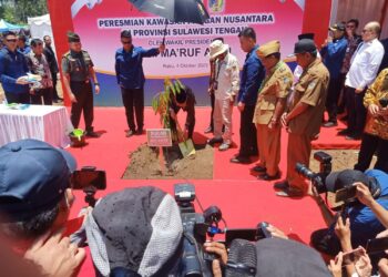 Peresmian dan Penanaman Perdana Kawasan Pangan Nusantara oleh Wapres