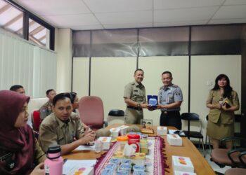 Kalapas Kelas IIA Salemba Audiensi dengan Camat Cempaka Putih