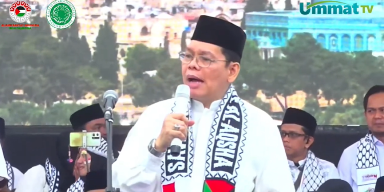 Alasan Sekjen MUI Pusat Ikut di Aksi Bela Palestina