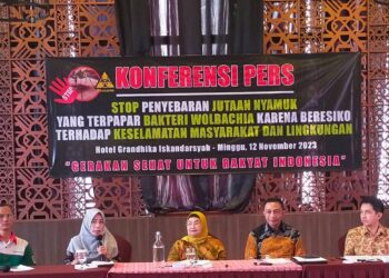 “Gerakan Sehat untuk Rakyat” Minta Pemerintah Menghentikan Rencana Pelepasan Nyamuk Wolbachia